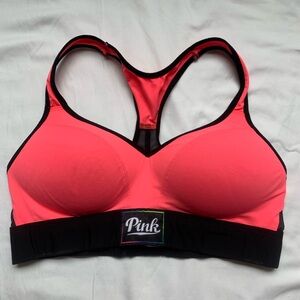 PINK by Victoria’s Secret hot pink sports bra, lightly worn, medium